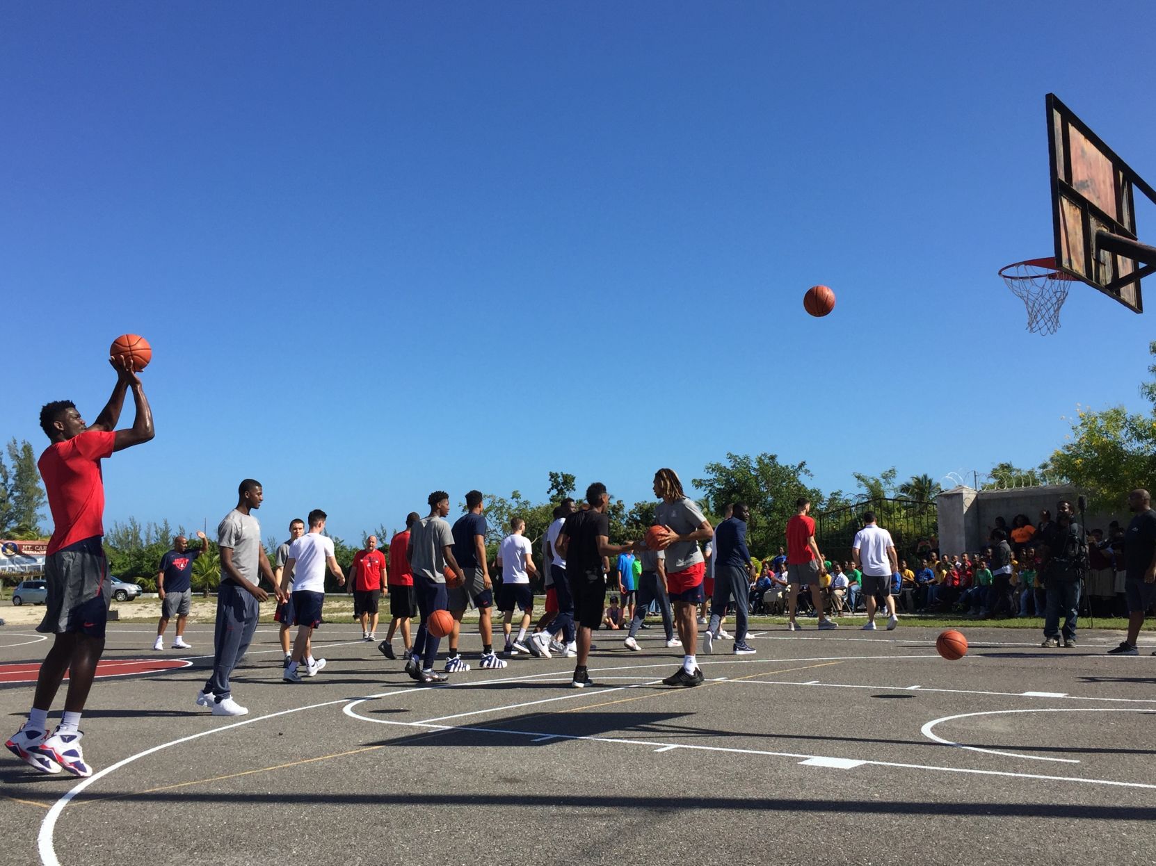 Wildcats shoot around in Nassau (copy)
